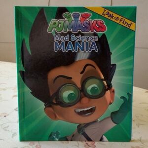 PJmasks Mad Science Mania Look and Find Book